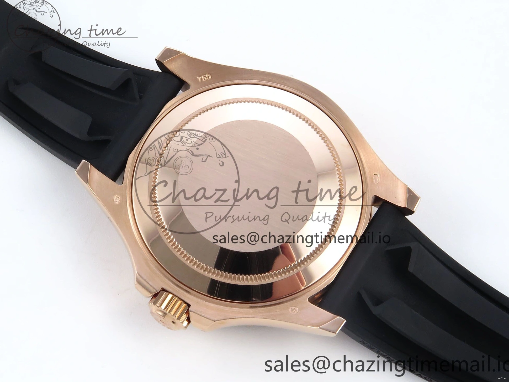 MiroTime 0303 Yacht-Master 40mm 126655 EWEF Best Edition Black Dial on Oysterflex Strap A Sophisticated 787